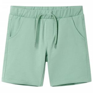 vidaXL Lasten shortsit kiristysny&ouml;rill&auml; vaalea khaki 140