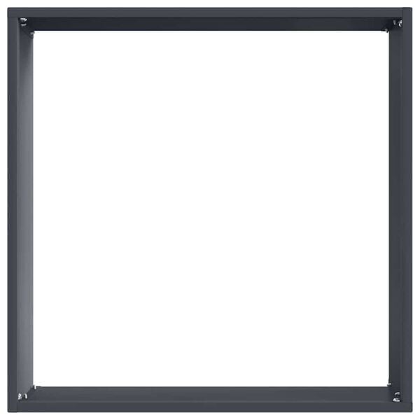 vidaXL Nurmireunus Antrasiitti 40 x 40 x 13 cm Ter&auml;s