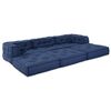 vidaXL Modulaarinen sohva 3 pcs Indigo kangas
