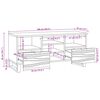vidaXL TV-yksik&ouml;t p&auml;hkin&auml;puu 100 x 33 x 46 cm Tekninen puu