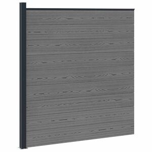 vidaXL Aidat Setti 175 x 186 cm WPC ja alumiini Harmaa
