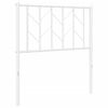 vidaXL Metallinen vaihtop&auml;&auml;ty valkoinen 75 cm