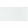 vidaXL Keittiön suojapaneeli Läpinäkyvä 100 x 50 cm karkaistu lasi