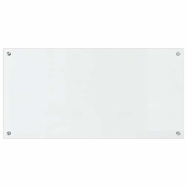 vidaXL Keittiön suojapaneeli Läpinäkyvä 100 x 50 cm karkaistu lasi