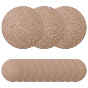 vidaXL Juutti Lautaset 50 kpl Luonnollinen 100% Tossa Juutti