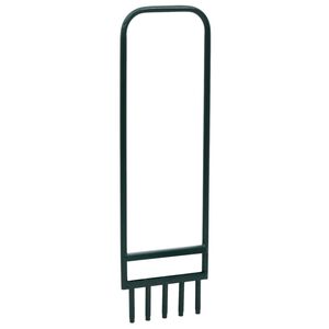 vidaXL Nurmikon ilmaaja 5 onttoa piikki&auml; vihre&auml; jauhemaalattu ter&auml;s