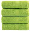vidaXL Premium-vieraspyyhkeet SOLUND 4 kpl omenanvihre&auml; 30x50 cm 600 gsm