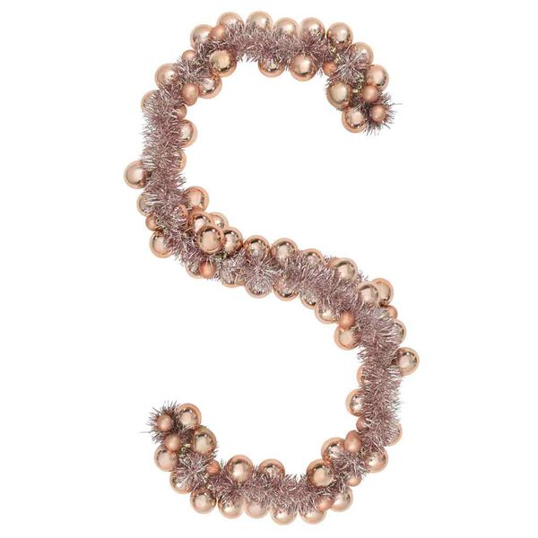 vidaXL Joulupallo Garland Ruusukulta 186 cm Polystyreeni