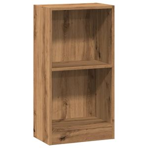 vidaXL Kirjahylly artesaani tammi 40x24x76 cm tekninen puu