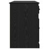 vidaXL P&ouml;yt&auml; kaapilla Musta tammi. 154,5 x 50 x 75 cm Tekninen puu