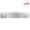 vidaXL Nurmikonreunukset 10 pcs Hopea 103 x 0,05 x 22 cm