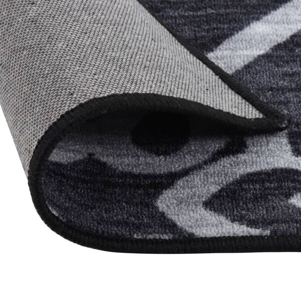 vidaXL K&auml;yt&auml;v&auml;matto musta 80x500 cm