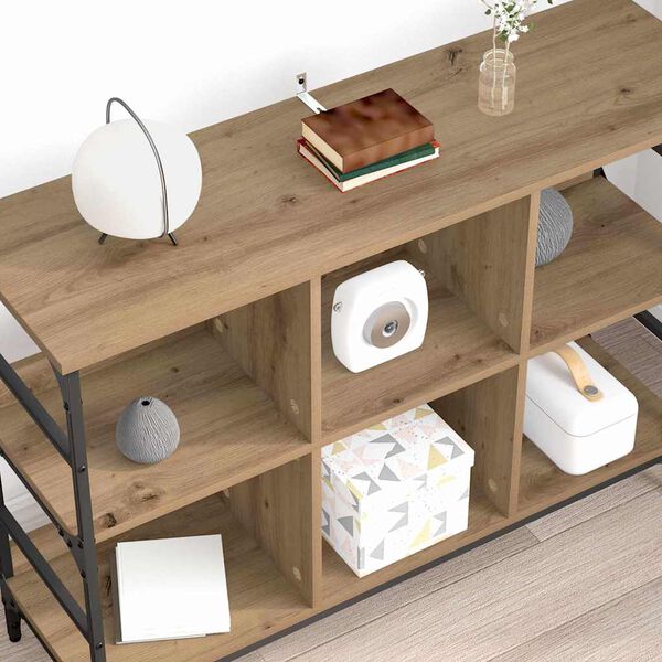 vidaXL Sivup&ouml;yt&auml; Artisan tammi 102 x 32 x 73,5 cm