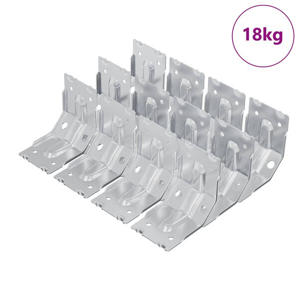 vidaXL Kiinnitys 212 pcs Sinkitty 106 x 55 x 1,5mm Ter&auml;s