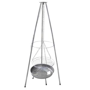 vidaXL Ulkogrillit Ruostumaton ter&auml;s