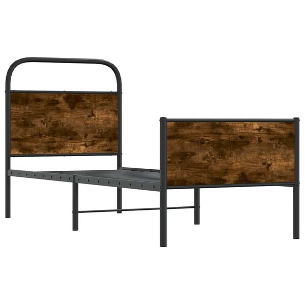 vidaXL S&auml;ngynrunko ilman patjaa 80x200 cm Sonoma-tammi tekninen puu