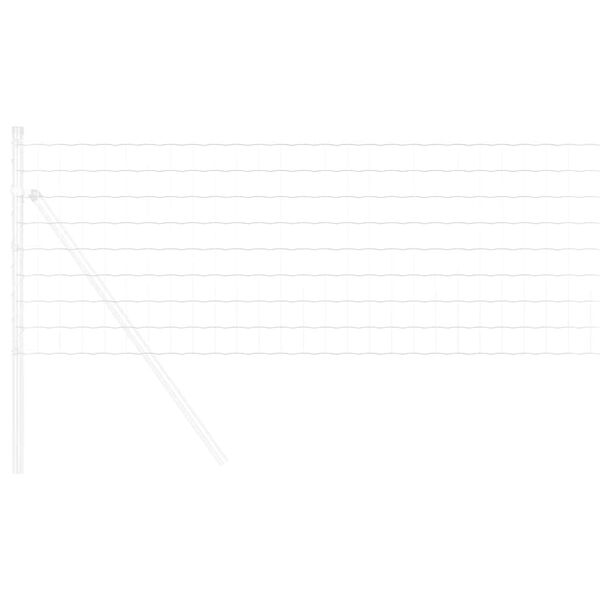 vidaXL Euroaita 0,6 x 50 m PVC-pintainen rauta