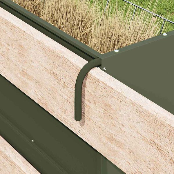 vidaXL Ripustettava Heinäastia Oliivivihreä 61 x 33 x 66 cm
