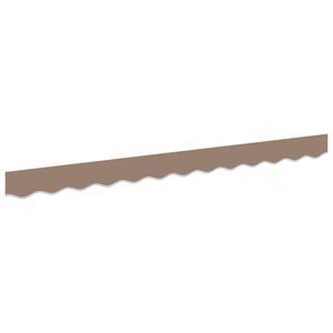 vidaXL Markiisin reunalista vaihto Taupe 236 x 20 cm Polyesteri
