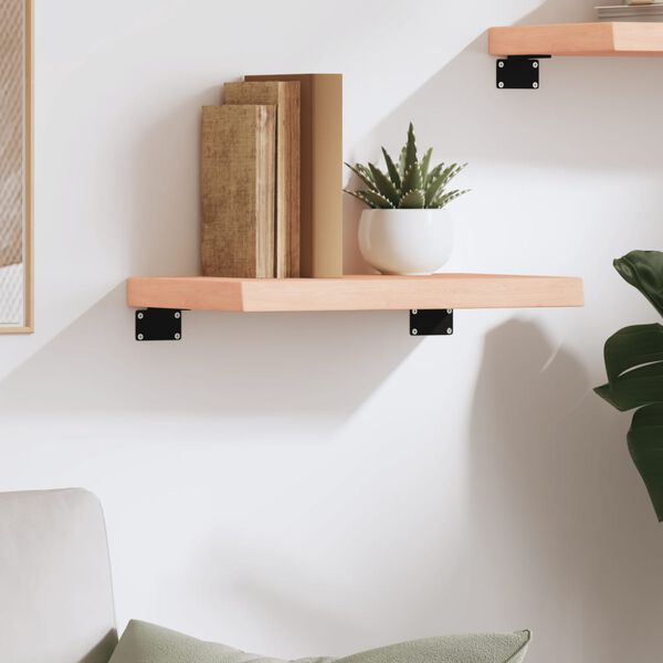 vidaXL Sein&auml;hylly 40x20x4 cm k&auml;sittelem&auml;t&ouml;n t&auml;ysi tammi