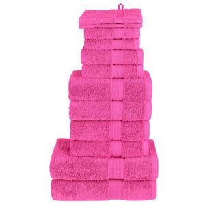 vidaXL Premium Pyyhkeet 12-osaa SOLUND pinkki 600 gsm