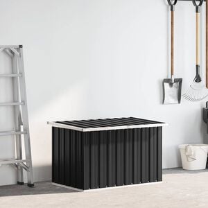 vidaXL Puutarhan varastoarkku antrasiitti 109x67x65 cm