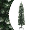 vidaXL Ohut tekojoulukuusi jalustalla 210 cm PVC