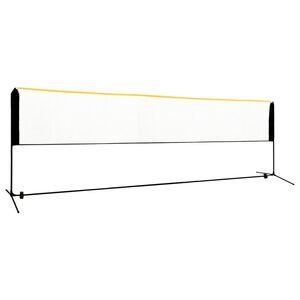 vidaXL Sulkapalloverkko s&auml;&auml;dett&auml;v&auml; 500x103x94-158 cm metalli