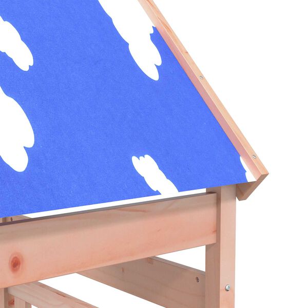 vidaXL Leikkitorni Ruskea 52,5 x 85 x 265 cm Massiivinen Douglas-puu