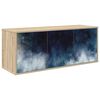 vidaXL Sein&auml;lle kiinnitett&auml;v&auml; TV-kaapisto RAALTE 102 x 33 x 40 cm