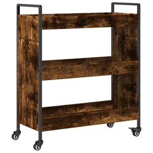 vidaXL Keitti&ouml;vaunu savutammi 70x30x82 cm tekninen puu