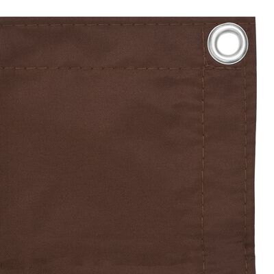 vidaXL Parvekkeen suoja ruskea 90x300 cm Oxford kangas