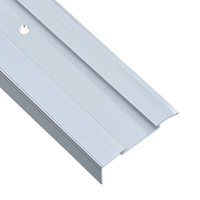 vidaXL L-muotoiset portaikon suojukset 15 kpl alumiini 134 cm hopea