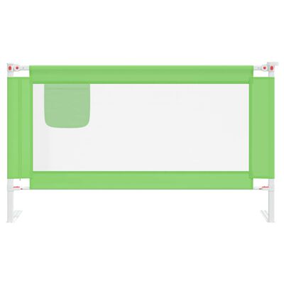 vidaXL Turvalaita sänkyyn vihreä 140x25 cm kangas