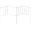 vidaXL Metallinen vaihtop&auml;&auml;ty valkoinen 160 cm
