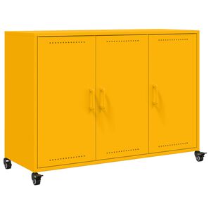 vidaXL Y&ouml;p&ouml;yt&auml; sinapinkeltainen 100,5x39x72 cm ter&auml;s