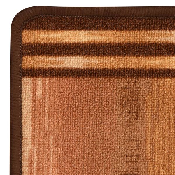 vidaXL K&auml;yt&auml;v&auml;matto geelipohja tiilikuvio beige 67x120 cm