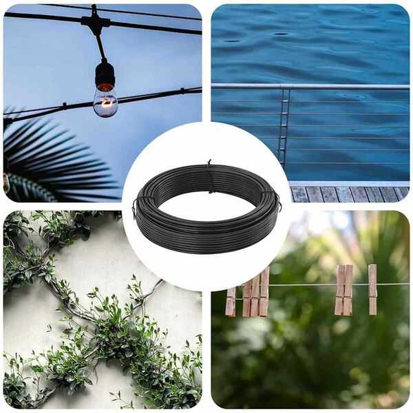 vidaXL Aidan sidontajohdin Antrasiitti 80 m Teräs