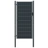 vidaXL Aitaportti PVC ja ter&auml;s 100x124 cm antrasiitti