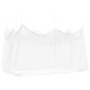 vidaXL Puutarhan hyttysverkko 220 mesh valkoinen 3 x 4,5 x 2,5 m