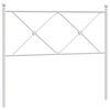 vidaXL Metallinen vaihtop&auml;&auml;ty valkoinen 100 cm