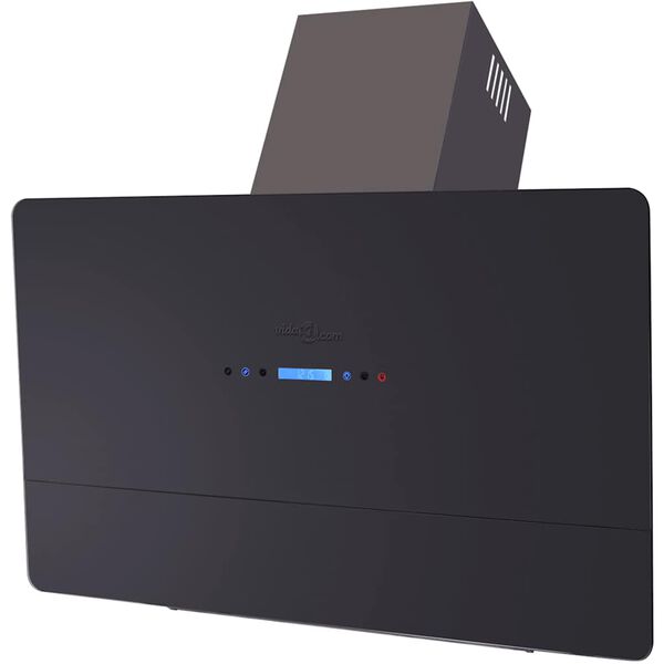 vidaXL Liesituuletin kosketusn&auml;yt&ouml;ll&auml; musta 900 mm