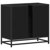 vidaXL Kylpyhuoneen pesuallaskaappi musta 65x33x60 cm suunniteltu puu