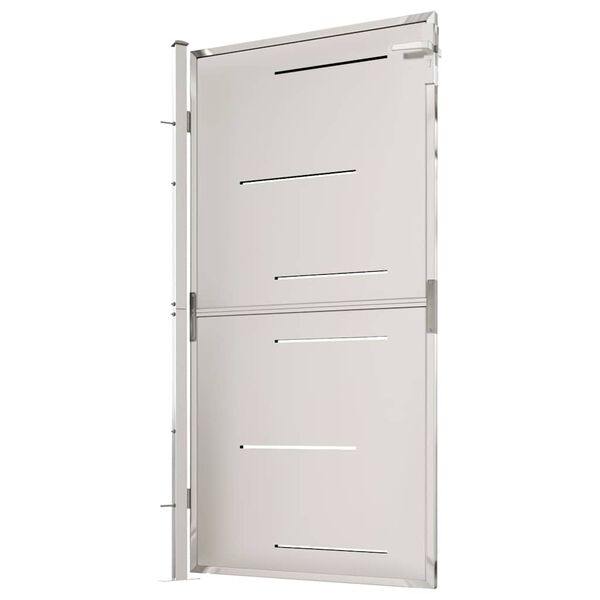 vidaXL Puutarhan portti 100x175 cm ruostumaton ter&auml;s