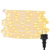 vidaXL Valokaapeli 1200 LED-valoa l&auml;mmin valkoinen 50 m PVC