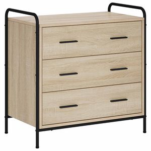 vidaXL Laatikkokaappi Sonoma-tammi 70 x 39,5 x 71 cm Tekninen puu