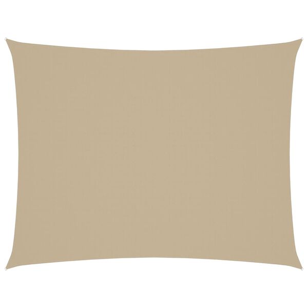 vidaXL Aurinkopurje Oxford-kangas suorakaide 2x3 m beige