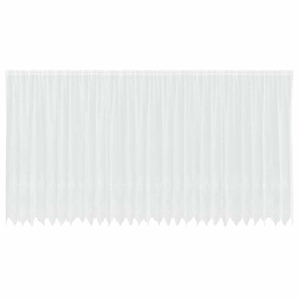 vidaXL Verkkoverho verhoilla Valkoinen 245 x 750 cm Polyesteri