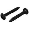 vidaXL Kierre kynsi 2 kpl Musta M4 x 28 mm Ter&auml;s