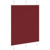 vidaXL laskostettu blind Bordeaux Red 110x150 cm Kankaan leveys